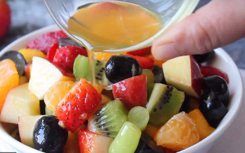 Рецепт вкусного фруктового салата